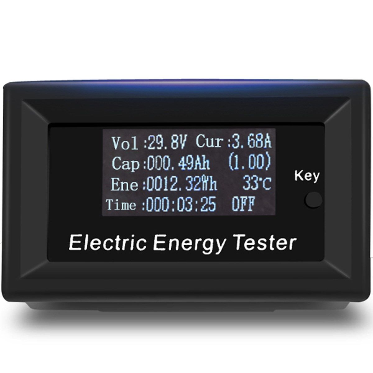 300V 20A Electric Energy Tester DC Voltmeter Ammeter Current