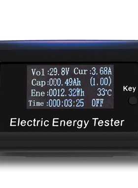 300V 20A Electric Energy Tester DC Voltmeter Ammeter Current