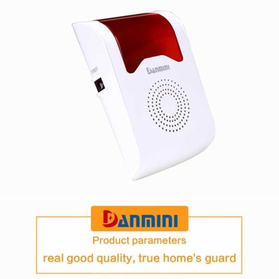 DANMINI Wireless Voice Acousto-optic Site Alarm 110db With S