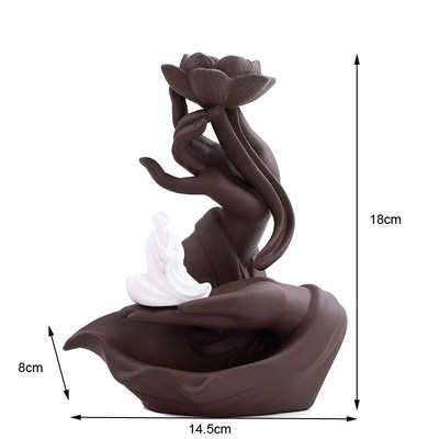 T Bergamot Gently Ceramic Handcraft Buddha Hand Backflow Inc