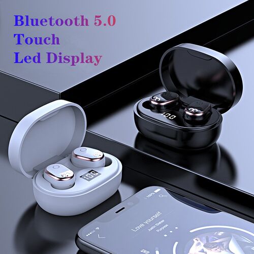 BYKRSEN Bluetooth V5.0 Earphones TWS Wireless Headphones Wit