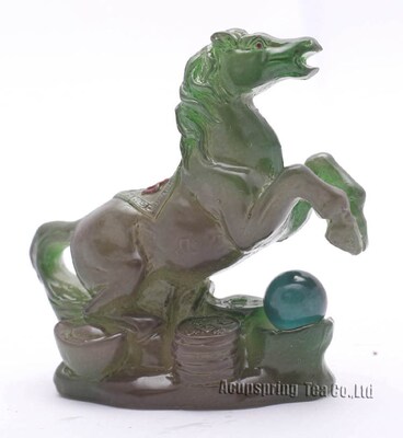 Green Horse,Lucky Charms,Chinese zodiac,Shenxiao,Allochroic