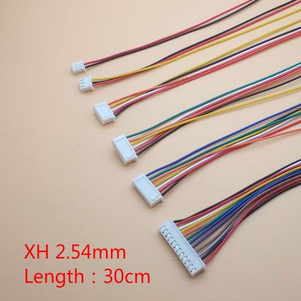10pcs/lot JST XH 2.54 2/3/4/5/6/7/8/9/10 Pin Pitch 2.54mm Co