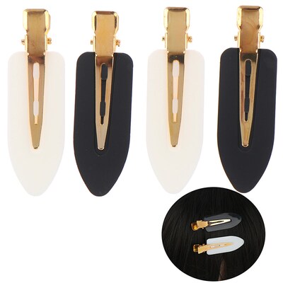 4 Pcs Seamless No Bend Hair Clips Barrettes No Mark Pin Curl