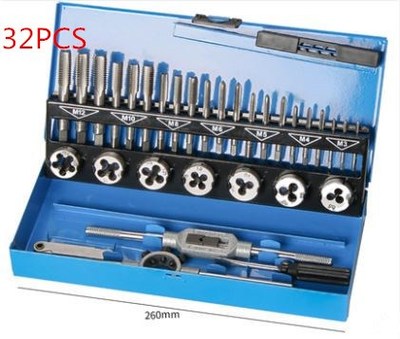 Hot ! 8/12/20/40pcs tap die set M3-M12 Screw Thread Metric T