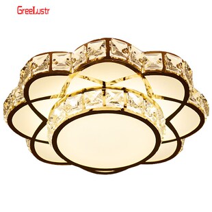 Modern Led Crystal Chandelier Light Gold Ceiling Chandeliers