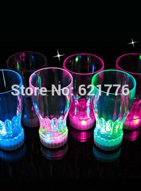 5pcs/lot  Fashion Colorful plastic Coke/Beer cups LED glowi