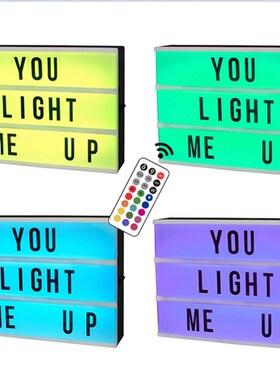 Newest A4 A5 Size LED Cinematic Light Box with DIY 90 PCS Bl