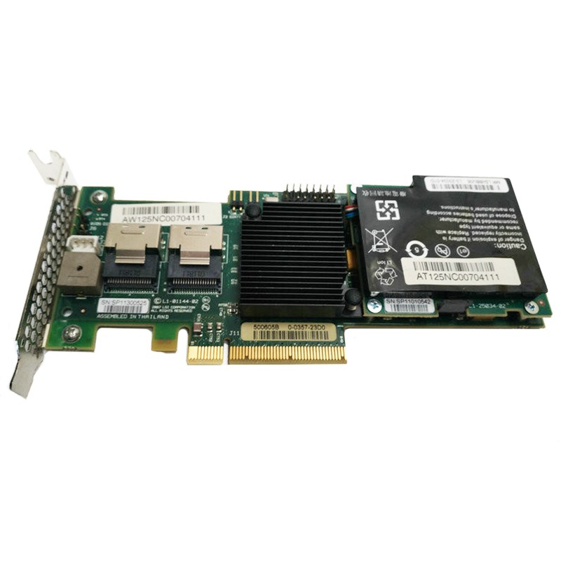 For LSI MegaRAID SAS 8708EM2 8-port PCI-E Array Card support