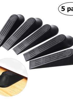 Door-Stop-Stopper Wedge Safety-Protector 5pcs Home WINOMO Of