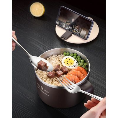 SSGP 1200Ml 304 Stainless Steel Lunch Box Instant Noodle Bow