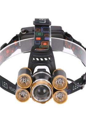Portable Rotating Aluminum Alloy T6+4 XPE Headlamp Flashligh