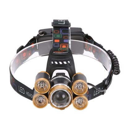 Portable Rotating Aluminum Alloy T6+4 XPE Headlamp Flashligh