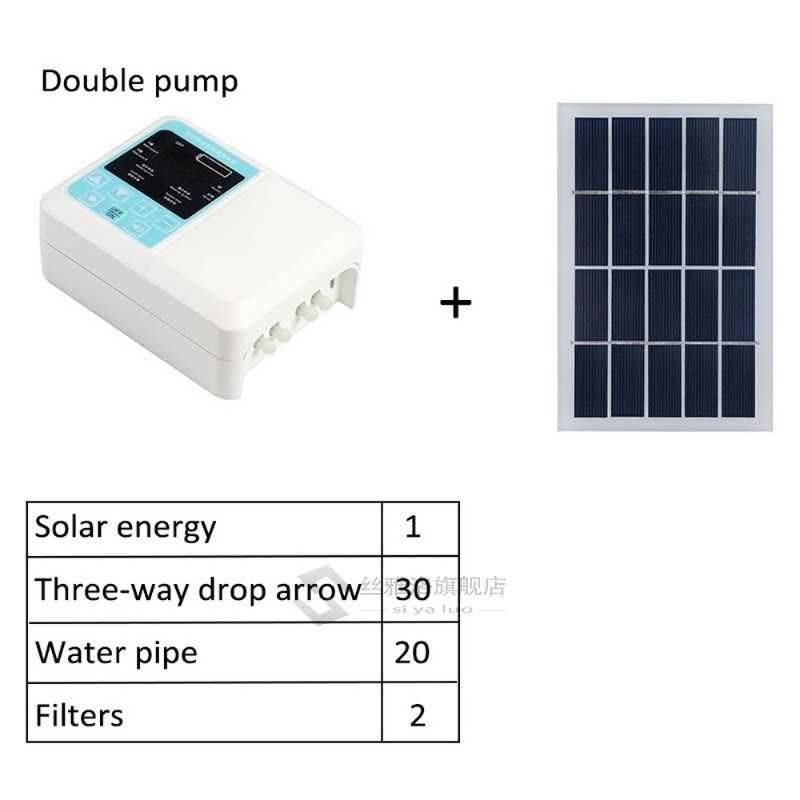 Smart Solar Energy Drip Irrigation System Automatic Plant Wa