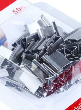 1pcs metal paper cliper blue clip refills large capacity fol