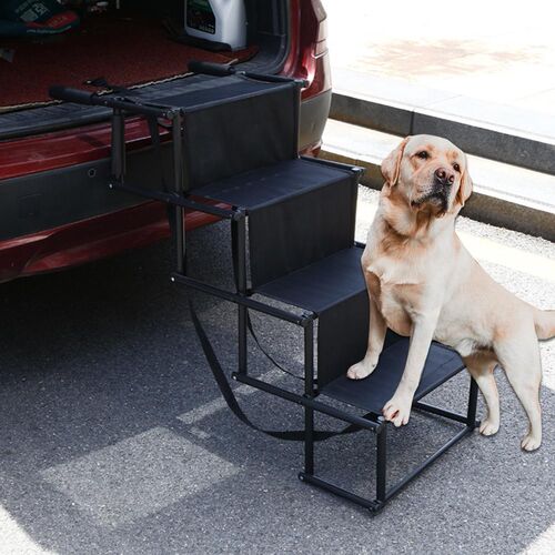 Portable Dog Car Step Stairs Ladder Folding Pet Ladder Ramp