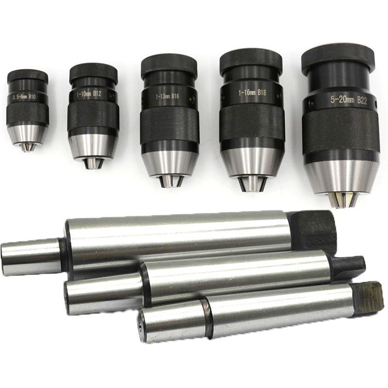 1SE #2 drill chuck with thread M10 morse arbor M2 B10 B12 B1