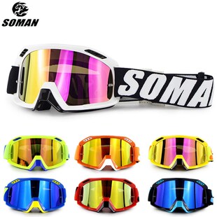 SOMAN Motorcycle Goggles Off Road ATV Motocross Goggles Dirt
