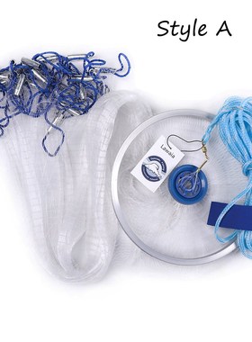 Hand Cast Net 240cm-540cm Fishing-net Fishing Net American S