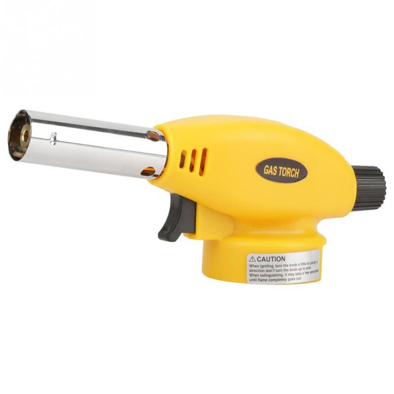 Portable Kitchen Cooking Gas Butane Torch Fire Lighter BBQ O