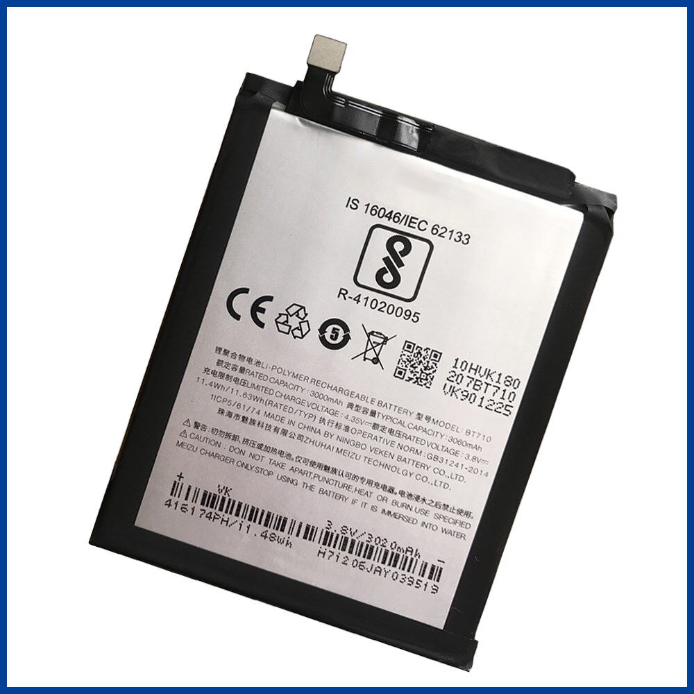 Original 3060mAh BT710 Battery For Meizu M5c M710M M710