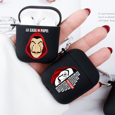 La Casa De Papel Money Heist Silicone Matte Black Cover For