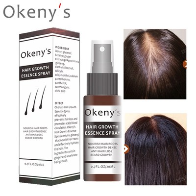 Okeny's Ginger Hair Growth Essence Spray 20ml Grow Restorat