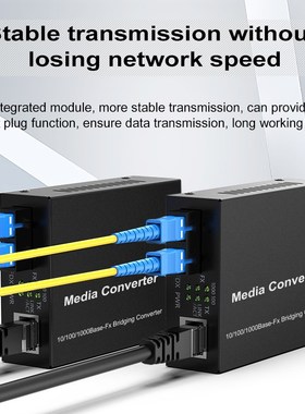 100M/1000M Multimode Ethernet Media Converter Fiber Optic to