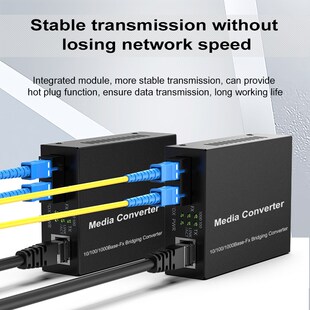 100M/1000M Multimode Ethernet Media Converter Fiber Optic to