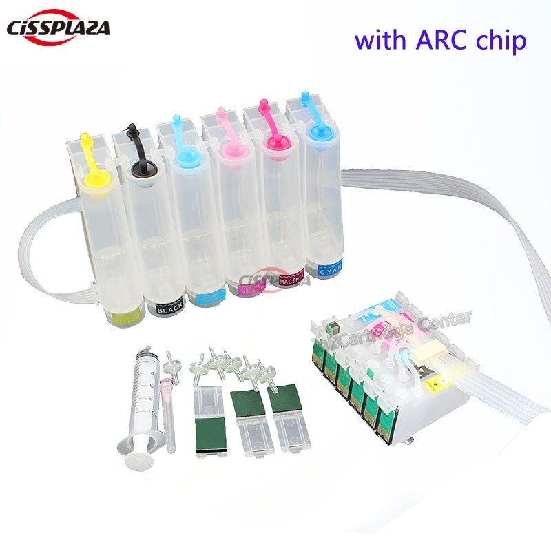 1set IC50 ciss compatible for epson EP-801A EP-802A EP-803A