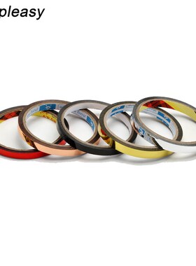 10Pcs/lot 5mmx30M Stationery Tape Silver/Gold/Black/Red Foil