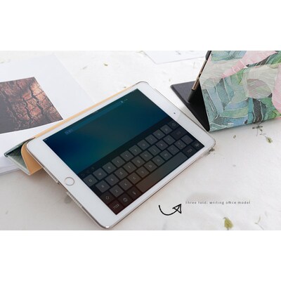 Tablet Case for iPad 9.7 2018 Air 4 1 2 3 Tri Fold Smart Cov