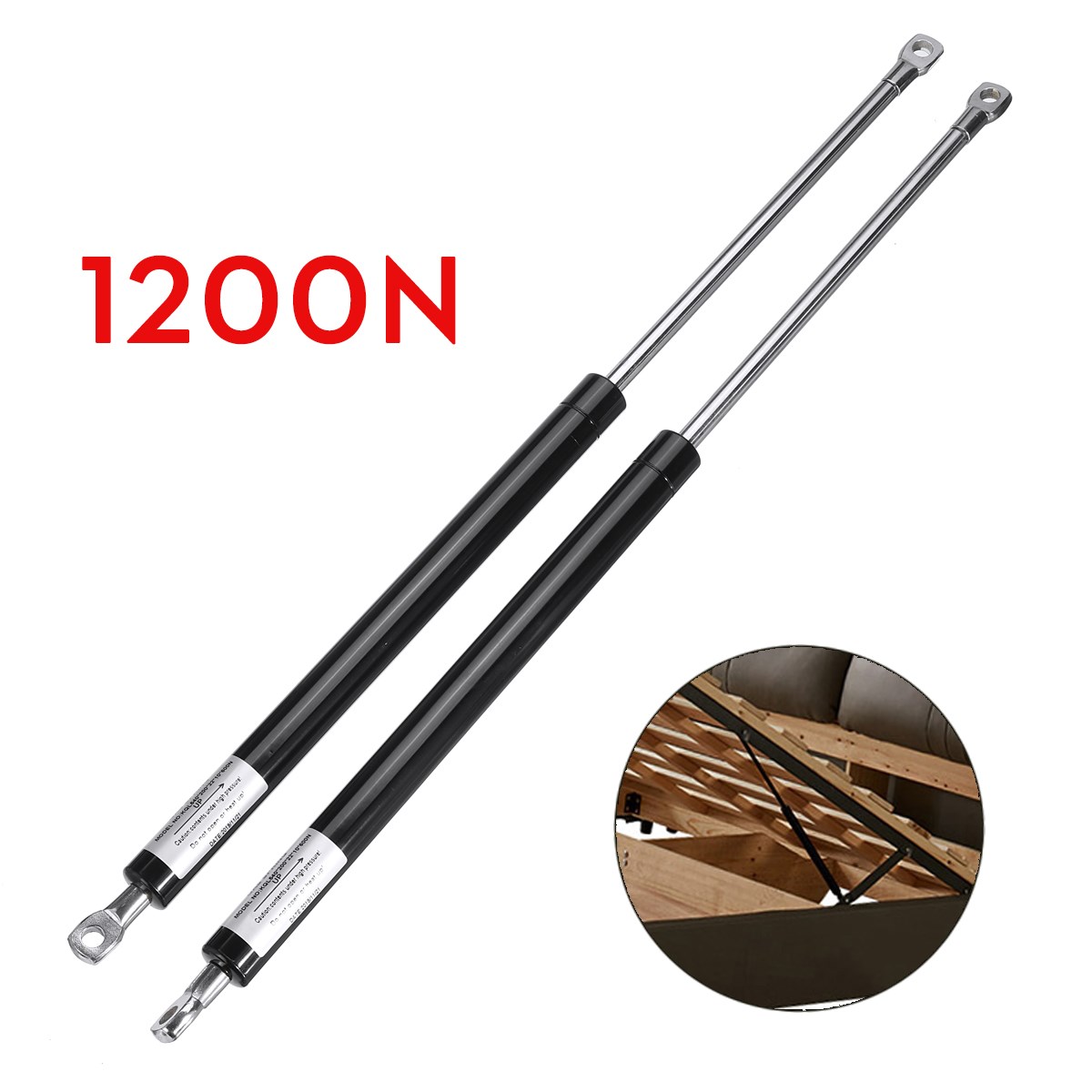 2X 54cm 540mm 600 1200N Universal Shock Lift Strut Support