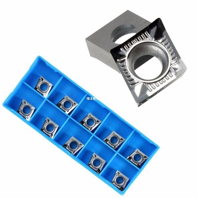 Silver 10Pcs/set CCGT09T304-AK H01 /CCGT32.51-AK H01 Aluminu