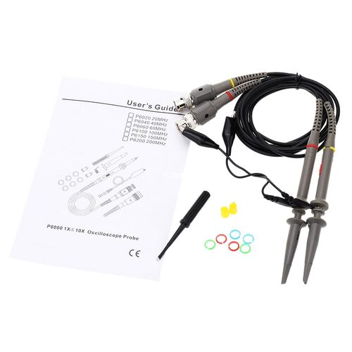 P6060 Professional Oscilloscope Probe Kit  60MHZ X10 X1 port