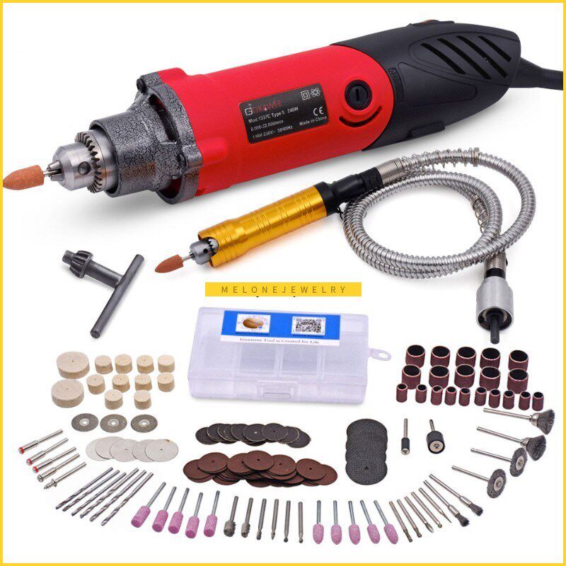 240W Electric Mini Drill Variable Speed Multi-functional Rot