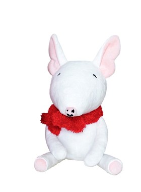 New Arrival Plush Toy Bull Terrier Dog Doll Stuffed Toy Sof