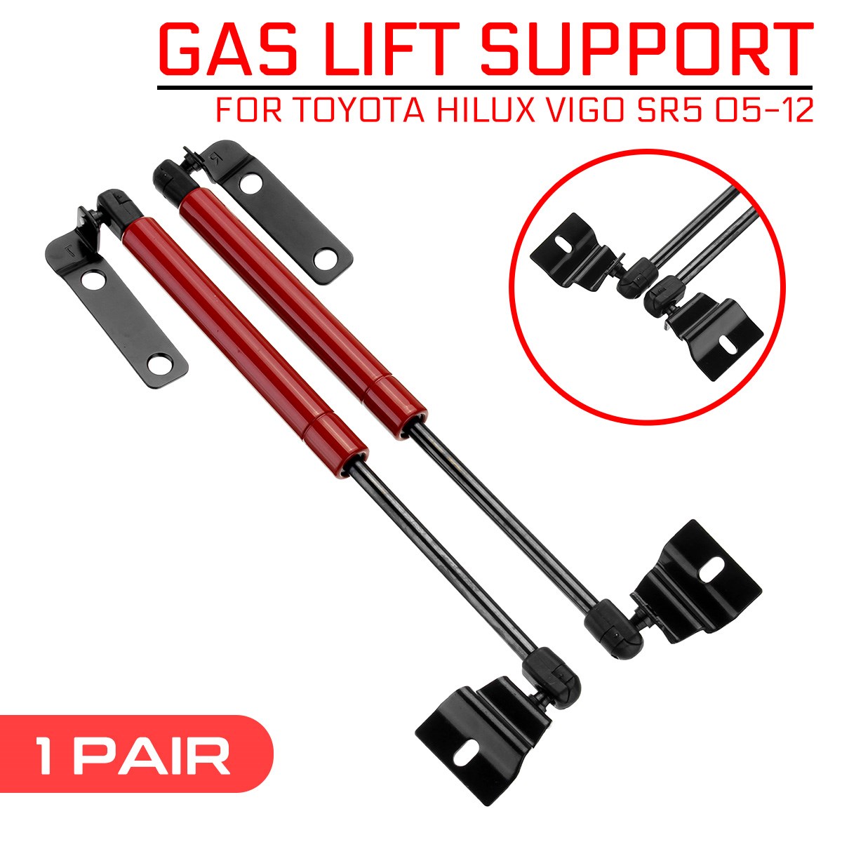 2pcs For Toyota Hilux Vigo SR5 2005-2012 Car Front Engine Co