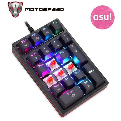 MOTOSPEED K24 USB Wired Mechanical Numeric Keypad 21 Keys M