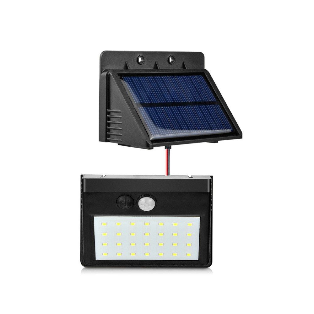 Waterproof Solar Rechargeable 28 LEDs Separable Solar Lamp n