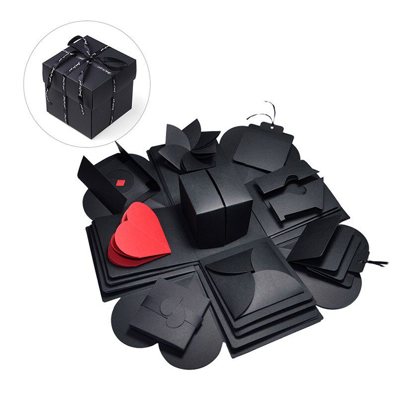 diy surprise love explosion box gift paper box package handm