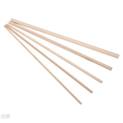 10pcs 30cm Long DIY Wooden Arts Craft Sticks Dowels Pole Rod