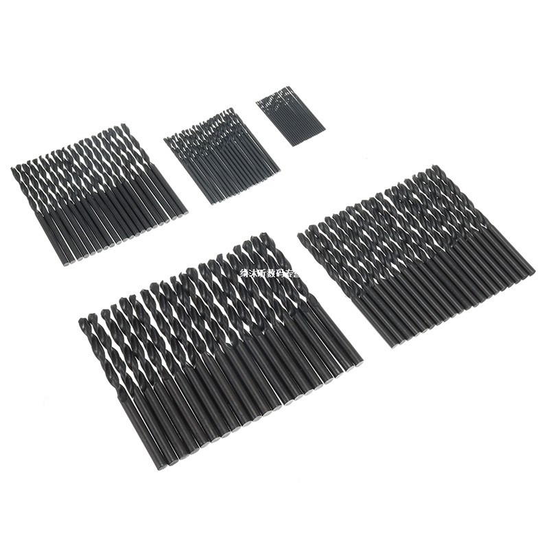 100Pcs/lot 1/2/3/4/5mm Twist-Drill Bits Set HSS Straight Sha