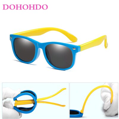 DOHOHDO Girls Boys Sunglasses Kids Sun Glasses Children Gla