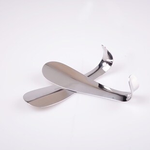 1 Pcs Professional Shoehorn 15 Cm Stainless Steel Metal Shoe