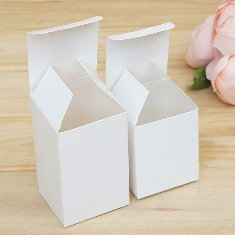50pcs kraft paper cardboard box for jewelry gift candy packa