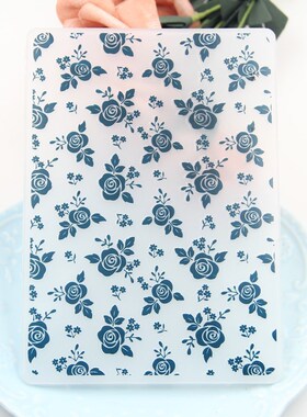 KLJUYP Flowers Plastic Embossing Folders for DIY Scrapbookin