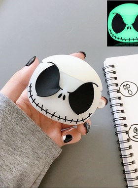 Luminous for Airpods Pro Case 3D Cute Alien Silicone Airpod