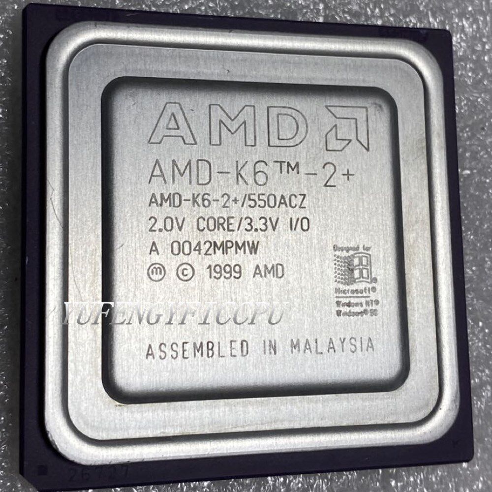 AMD-K6-2+/550ACZ Antique cpu collection testimony of history