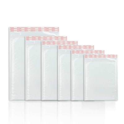 50 Pieces Of Different Specifications White Bag Foam Envelop